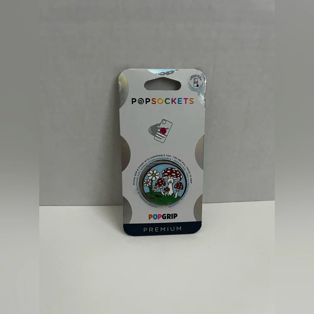 PopSocket Premium Phone Grip - Mushroom Design